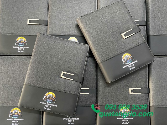 Sổ Tay Da in logo Manual Warehouse Shift A